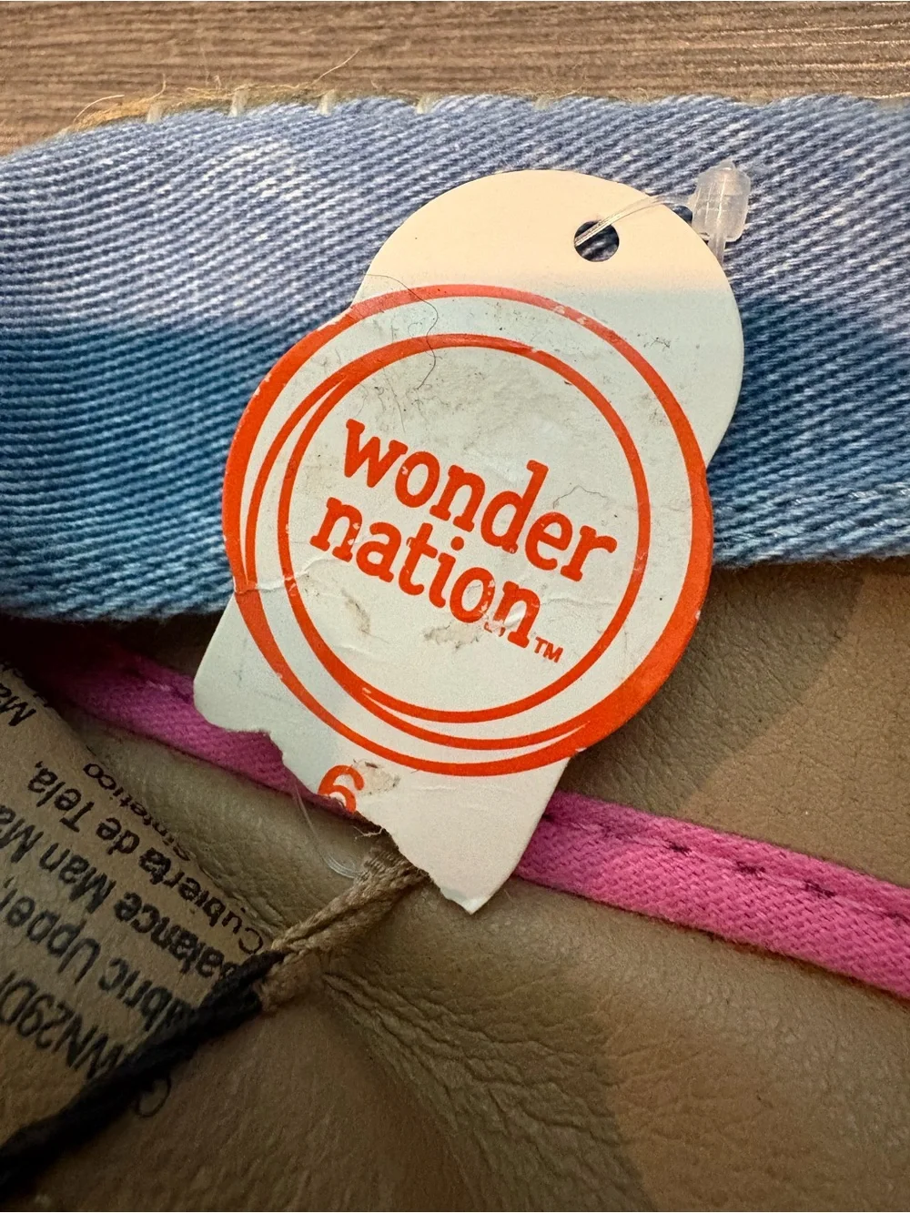 Womens Wonder Nation Slip On Shoes Size 6